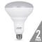 Feit Electric Feit BR40 E26 (Medium) LED Bulb Daylight 65 Watt Equivalence 2 pk BR40DM85010KLD2 - alternate 2